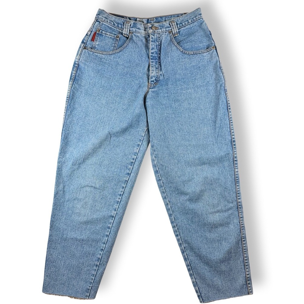 Lawman Premium World Class Denim High Waisted Tapered BarrelJeans Light Wash 27